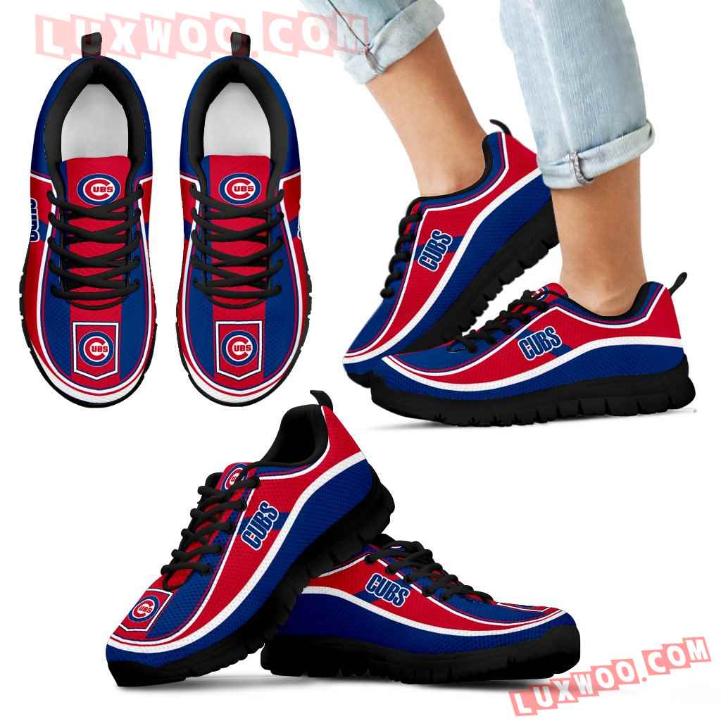 Vintage Color Flag chicago Cubs Sneakers